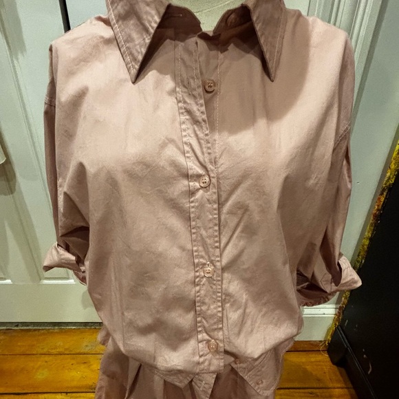 Chic Asymmetrical Pink Dress - Picture 7 of 11